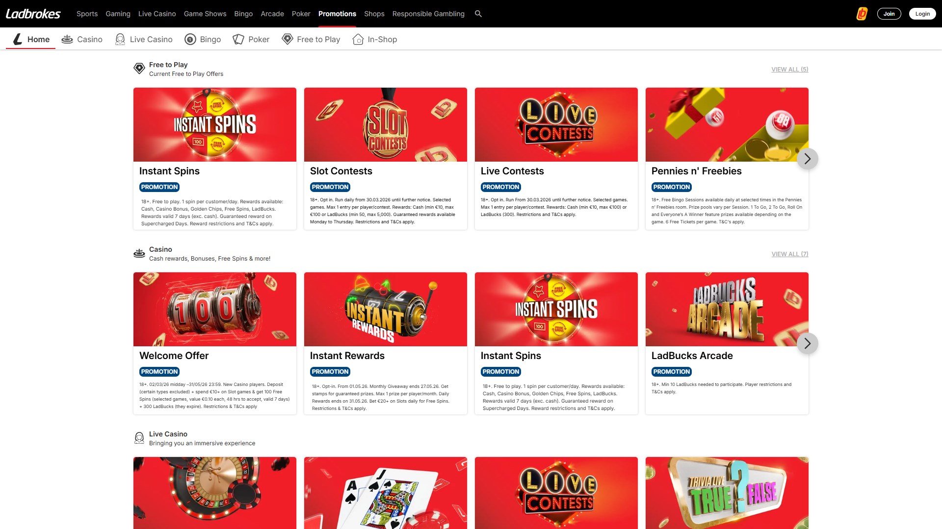 Ladbrokes Casino