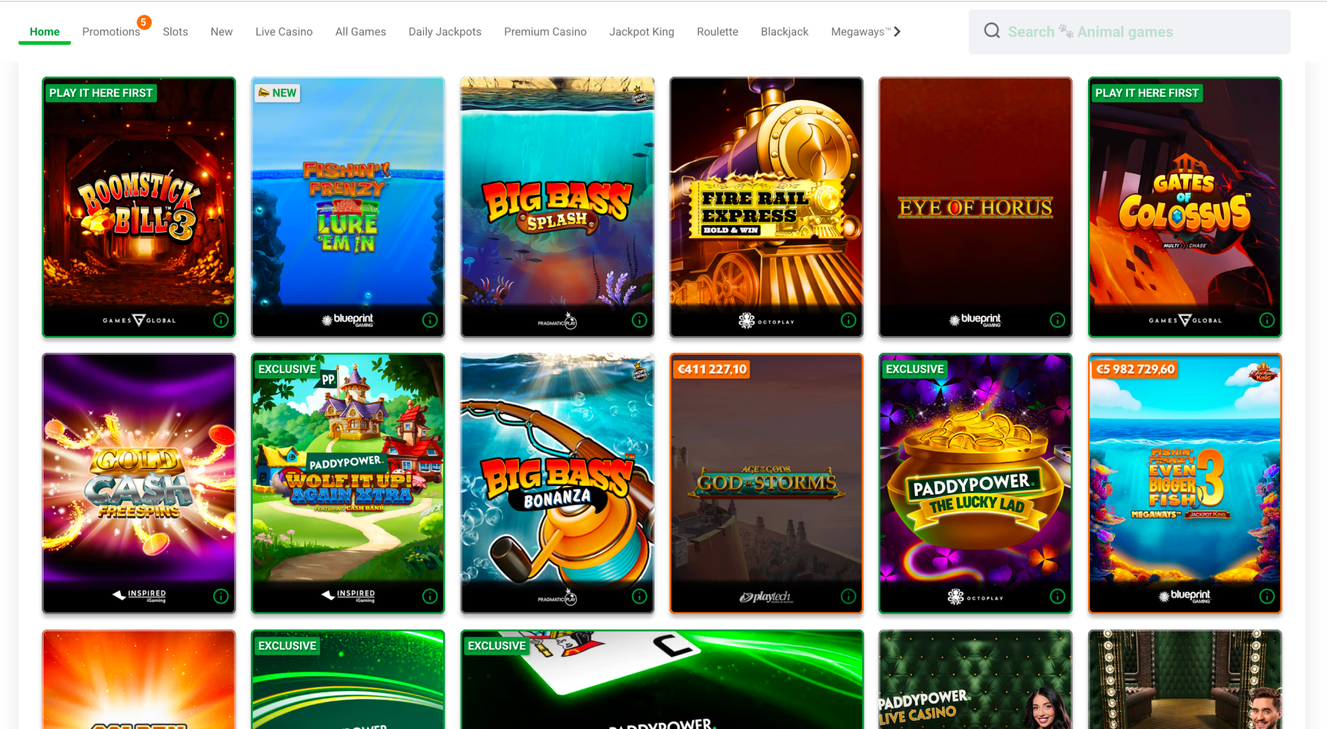 Paddy Power Games
