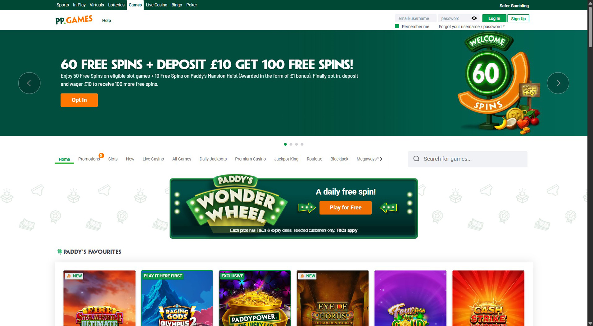 1. Paddy Power Games - Best Boku Casino Pick